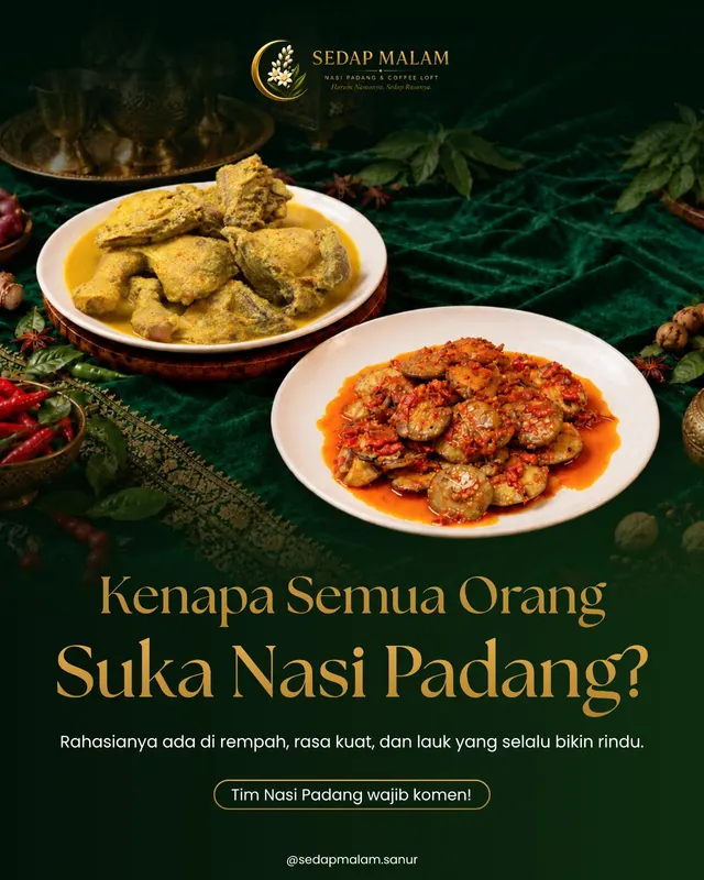 Poster: Kenapa semua orang suka Nasi Padang