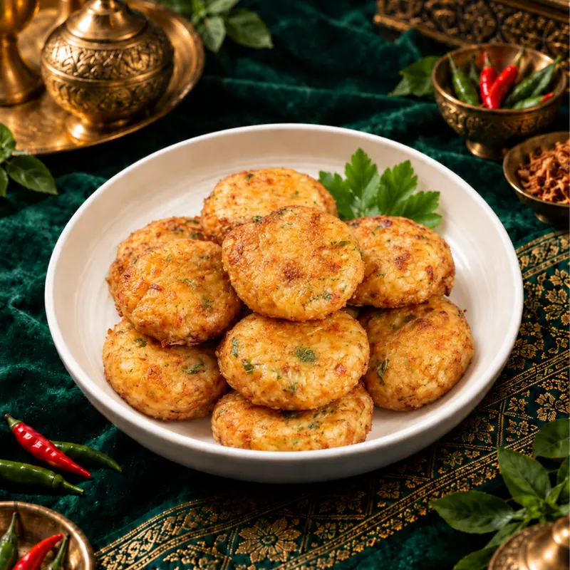 Perkedel untuk pesanan partai